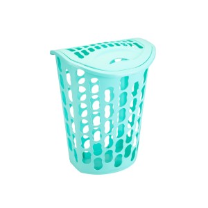 IN4090-CESTO TELADO RET. 40 LTS VERDE - INJEPLASTEC