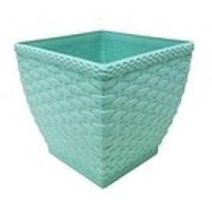IN626-VASO CACHEPOT RATTAN M3 QUADR COLOR 350ML- INJEPLASTEC