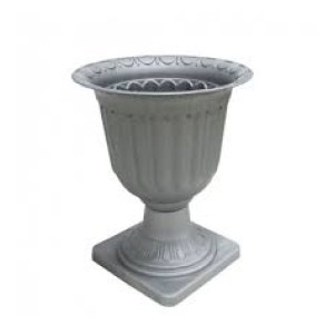 IN656-VASO TAÇA RED CINZA- INJEPLASTEC