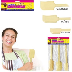 074-ESPATULA PAO DURO PVC 3 PÇS-MAXX