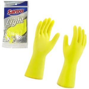 282970402-LUVA LATEX AMARELA LIGHT M-SANRO
