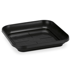 IN0551-PRATO DE VASO EX G QUADR PRETO - INJEPLASTEC