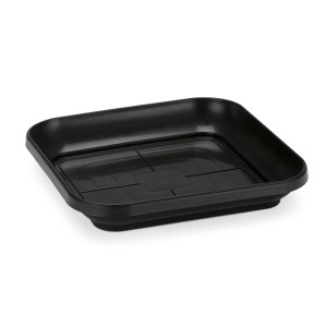 IN0552-PRATO DE VASO GG QUADR PRETO - INJEPLASTEC