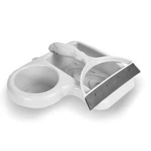 KPIAFB-KIT PORTA DET./RODINHO BRANCO-KEITA