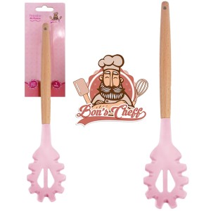 5043-PEGADOR DE MASSA SILICONE ROSA CB MADEIRA-CP