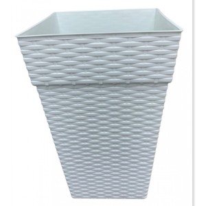 P127-VASO COLUNA RATTAN P MARMORE-PLASNEW