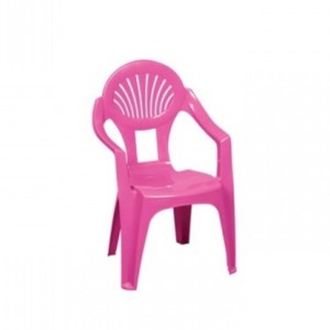 P1403-POLTRONA INFANTIL ROSA-PLASNEW