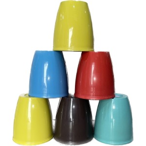 IN975-VASO RED 200MM COLOR- INJEPLASTEC