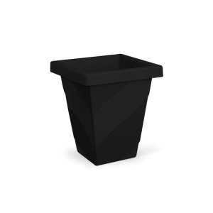 A366-VASO ROMA QUAD M 10LTS PRETO-ARIPLAS