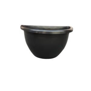 84123-VASO DE PAREDE PÉTALA PRETO-CVL