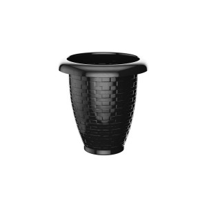 PR862-VASO RED RATTAN N20 3LTS PRETO-PRATIC