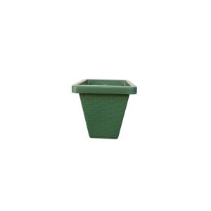 PR1145-VASO QUADR RATTAN MINI N8 VERDE 300ML-PRATIC