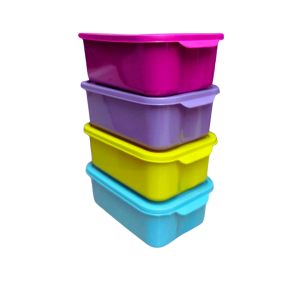 7020- POTE RETANGULAR 2 LTS COLOR- LC