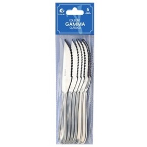 XL24028-FACA DE CHURRASCO 6 PÇS GAMMA CLASSICO-XP