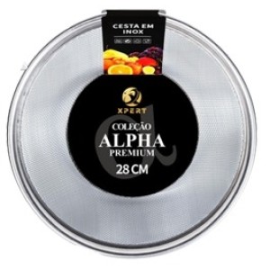 XL24104-CESTA INOX 28CM ALPHA PREMIUM-XP
