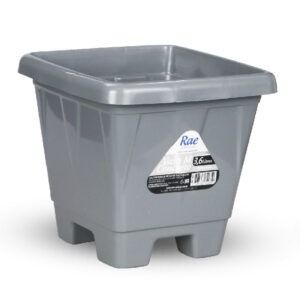 RA6010-VASO QUADRADO M 3,6L CONCRETO -RAE