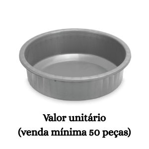 #ATACADO-VALOR UNITÁRIO P/50 PÇS-BACIA 5,5LTS CANELADA COLOR - ARQPLAST