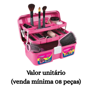 #ATACADO-VALOR UNITÁRIO P/8 PÇS-MALETA MULTIUSO FEMININA- ARQPLAST