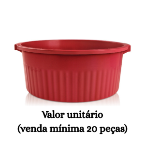 #ATACADO-VALOR UNITÁRIO P/20 PÇS-BACIA REF. 40 COLOR - ARQPLAST