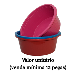 #ATACADO-VALOR UNITÁRIO P/12 PÇS-BACIA REF. 30 COR VIVA-CVL