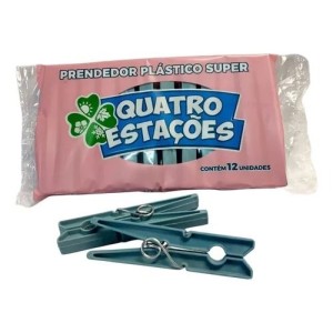 QE4571-PRENDEDOR PLASTICO SUPER*NOVO*-QUATRO ESTAÇÕES