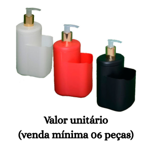 #ATACADO-VALOR UNITÁRIO P/6 PÇS- DISPENSER LUXO SORT-CVL