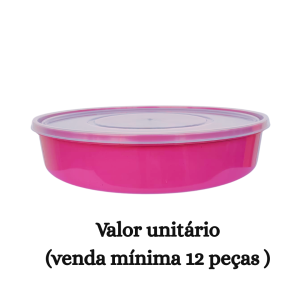 #ATACADO-VALOR UNITÁRIO P/12 PÇS-ORG REDONDA 3,5 LTS CORES-CVL