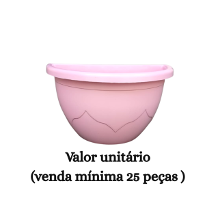 #ATACADO-VALOR UNITÁRIO P/25 PÇS-VASO DE PAREDE PÉTALA COLOR-CVL