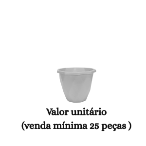 #ATACADO-VALOR UNITÁRIO P/25 PÇS-VASO DIAMANTE MINI MARMORE 250ML-CVL