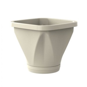 UNI1194-VASO QUADRADO N.22 C/ PRATO PALHA-UNINJET